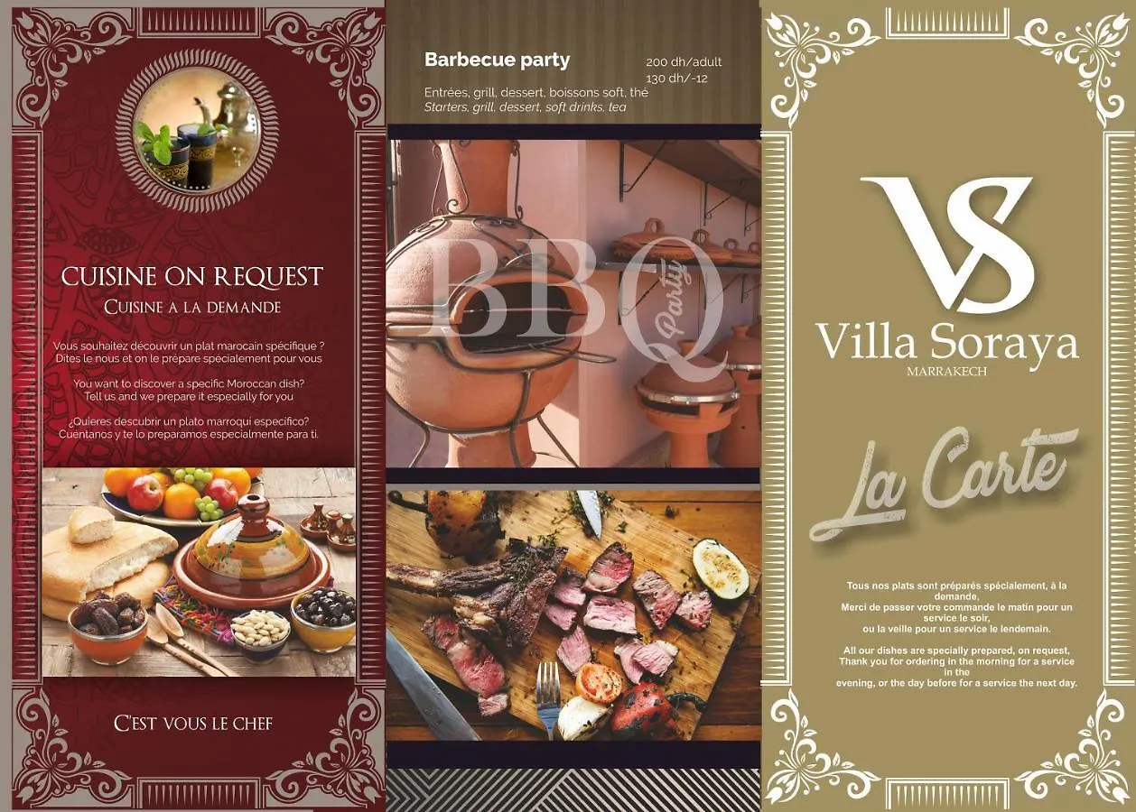 *** Bed & Breakfast Villa Soraya Hammam & Jacuzzi Marrakesh Morocco